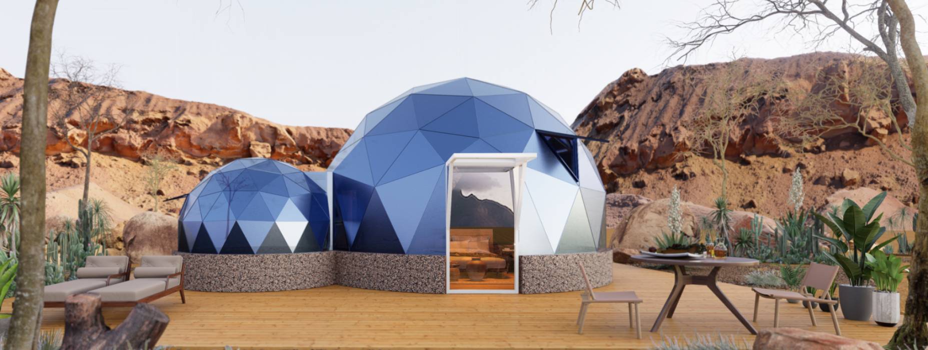 乐山球形智能光伏玻璃星空房